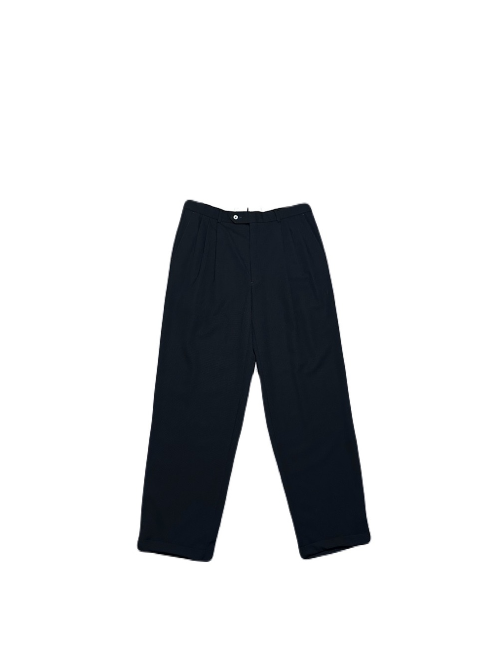 VTG Givenchy Monsieur Triple Pleated Pants Wool Trousers 34R 34x30 Wide Leg